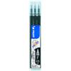Pilot - Ricariche per penna a sfera Frixion Clicker da 0,5 mm; colore: blu chiaro; confezione da 3 0,5 mm Black