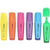 Tinta Unita Evidenziatore Soft Touch Fluo conf. da 5 colori assortiti