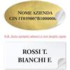 Circuito AUT AUT - Etichette adesive personalizzate in vinile resistenti all'esterno, con nome o codice CIN per porta e citofono, disponibili in diversi colori e formati personalizzabili