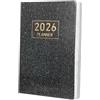Generico Agenda Mini con Copertina PU Planner Settimanale Compatto per Ufficio e Insegnanti Design Elegante e Portatile Spessa per Scrittura Pulita e Liscia Adatta per Borse