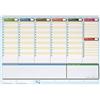 edlui WORLD PLANNER - Planner settimanale da scrivania 42x30 - agenda 5 LINGUE da tavolo senza data