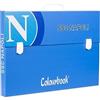 Colourbook SSC Napoli - Valigetta In Polionda Blue Team Portadisegni e Documenti Per Scuola e Ufficio - Formato 35x50cm - Doppia Chiusura