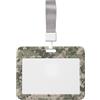 YoupO Porta badge digitale mimetico militare con bobina per badge con finestra trasparente per nome, badge per carta da ufficio, copertura protettiva per pass aziendali da ufficio