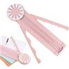 Generic Taglierina per carta 12 in 1, in ABS, per lavori artigianali di carta, linea linea, linea, ondulata, multiuso, per scrapbooking, biglietti, 46,8 x 12,3 x 3,2 cm