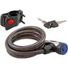 Bta Lucchetto a spirale con antipolvere 12x1500mm nero
