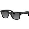 Ray-ban Occhiali Ray-ban Meta Wayfarer gen2 nero opaco lenti gradient grafite polarizzate