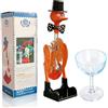 NNBWLMAEE Novelty Drinking Water Bird Toy, Perpetual Motion Bobbing Glass Duck - Fun Desk Decor, Educational Science Ornament & Stress Relief Toy for Home & Office, Creative Prank Gift (D-2)