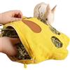 Generico Borsa Da Fieno Coniglietto - Lino 29x24x4cm | Sacchetti Per ?ieno | Bunny Hay Porta Del Fieno Lavabile Alimentatore Per Chinchilla Gerbilli Criceti Tartarughe Arricchimento Alimentazione
