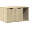 vidaXL Recinto Lettiera Gatti Rovere Sonoma 80x50x45 cm in Truciolato