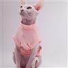 DUOMASUMI Vestiti per gatti in cotone Sphynx Primavera ed Estate, sottili, ad alta elasticità, per gatti Devon Rex, abbigliamento Konish per gatti e cani di piccola taglia… (rosa, M)