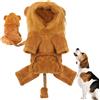Générique Costume da cane Leone, costume da cane con criniera di leone, abbigliamento per animali da compagnia, costume da cosplay, adorabile felpa con cappuccio divertente per animali domestici, abbigliamento