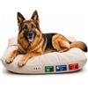 Dorian Home - Cuccia Cane Interno Taglia Grande, Media e Piccola - Cuscino Cane e Gatto Sfoderabile e Lavabile, Extra Imbottito e Morbido (Beige, 80 x 120 cm, Cuscino con Fodera)
