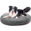 Avalon - Cuscino Cane Sfoderabile e Lavabile Grande in Tessuto Jive Antistrappo Premium, Materasso Cane Anatomico e Impermeabile, Cuccia per Cani Antipelo, Made in Italy(Frisbee 100cm-Grigio)