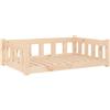 vidaXL Cuccia per Cani 95,5x65,5x28 cm in Legno Massello di Pino
