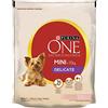 Purina One Mini Crocchette Cane Delicate con Salmone e Riso, per Cani fino a 10 kg, 800 g