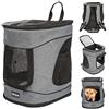 Cadoca Zaino per Animali Domestici fino a 12kg Comfort Cinte Regolabili Box Trasporto Cani e Gatti