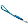 WAW, Icon-55 Funny, Guinzaglio Ammortizzato per Cani Lungo 55 cm, in Resistente Microfibra Soft Touch, con Smorzatore Antishock Integrato, per Cani da 10 a >50 kg, Taglia M, Azzurro