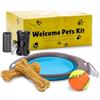 Segreti Natura Kit di Benvenuto per Cani - Welcome Dog Kit per Hotel, B&B e Case Vacanza - Set Cortesia Pet Friendly con Accessori per Ospiti a 4 Zampe - PETS001PB