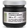 Il Regno Vegetale Dentifricio in Gel Naturale CARBONE+ZENZERO+Oli Essenziali Senza Fluoro Confezione Vetro Ecologica 100 Ml Made In Italy Sbiancante