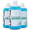 LaPina Nuova formula in Gel bagno 3 x 500 ml, anticalcare, igienizzante, detergente con risciacquo veloce.