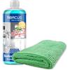 ABACUS Fresh Clean - Detergente per pavimenti con panno di bambù e panno di pulizia, 1000 ml (7470)