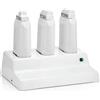 professional 150.007 SCALDARULLO TRIO SCALDACERA ACCIAIO PROFESSIONALE PER 3 RULLO CERA CERETTA ESTETISTA - CENTRO ESTETICO