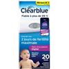 Clearblue Test di Ovulazione Digitale, Aiuto A Progettare, 1 Dispositivo Digitale E 20 Test, Segnala i tuoi 2 Giorni Più Fertili, Massimizza le tue Possibilità di Progettare Naturalmente