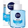 Nivea Men, confezione da rinfrescanti per After Shave Fluid per gli uomini, 3 X 100 ML Bottiglia, Sensitive Cool, 0% alcool