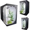 Mobiclinic®, Tenda per coltivazione indoor, Growbox, Premium mylar 97% reflective, Idroponica, Impermeabile, Fondo rimovibile, Tessuto di nylon spesso, Struttura robusta, Grow tent