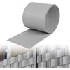 Froadp 250x19cm Schermo di Privacy per Giardino Divisori Recinzioni a Doppia Rotaia Strisce Universali in Rigido PVC Parasole Frangivento Oscurante Schermi per Recinto Balcone (25m, Grigio)