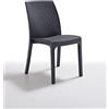 BICA 9095.4 Virginia Sedia, Plastica, Antracite, 47x59x86 cm