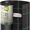 LILENO HOME 25 m², tessuto anti-erbacce [100 g/m²], pellicola per erbacce da giardino, permeabile all'acqua, resistente agli strappi, con griglia e resistente ai raggi UV [1 m x 25 m]