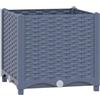 vidaXL Fioriera Rialzata 40x40x38 cm in Polipropilene