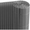 Ribelli Canniccio PVC Recinzione recinto Balcone frangivento, colorazione:Antracite, Elementi:Tappetino Privacy in PVC, Dimensione:100 x 500 cm
