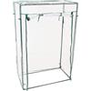 Generisch Serra per pomodori, 150 x 100 x 50 cm, per giardino, balcone, pomodori, pellicola trasparente in PVC, serre da giardino, piccola serra per pomodori, serra per pomodori - senza supporto