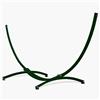 Potenza Supporto per Amaca in Acciaio 370 cm I Struttura Resistente Fino a 220 kg, Antiruggine, per 2 Persone, Ideale per Giardino, Terrazza I Telaio Universale per Amache Grandi, Colore Verde