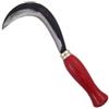 Generico Roncolino Manico Rosso 16 cm - Lama Forgiata in Acciaio Temperato - Attrezzo da Giardinaggio per Potatura, Rifilatura e Taglio Vegetazione