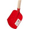 SHW-FIRE - Paletta da giardino olandese in acciaio speciale, manico in legno di frassino da 130 cm