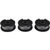 Zhanhai Confezione da 3/6/10 bobine e lenza adatte per Bosch per Easygrasscut 18 V, 23, 26, accessori di ricambio per tagliabordi, numero parte F016800569 (3 pezzi)