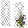 Spetebo Griglie per tralicci in plastica, set da 2 pezzi, estensibili, 180 x 60 cm, traliccio per piante rampicanti, traliccio per recinzioni