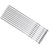 Olymp 10 Spiedini da kebab 1,5 mm. Acciaio inossidabile 60cm. Ideale per spiedini di carne