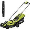 RYOBI Confezione RYOBI Rasaerba elettrico 1300W Taglio 33cm RLM13E33S - Lama tosaerba elettrica 33cm RAC420
