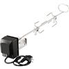 BBQ-Toro Set di spiedini in acciaio inox per Barbecue Weber Genesis, Serie E 200, E 300, S 200, S 300 con 2 aghi da carne, motore, supporto per motore, girarrosto