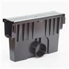 ScarMaxx - Scarico Cortile per lavandino - Grondaia - Scarico dell'Acqua piovana - Scarico con griglia - A15 - Set Completo - Compatibile con Il Sistema da 148 mm - Calpestabile in Acciaio zincato -