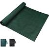 QIAQ Telo ombreggiante da giardino, 2 x 20 m, in HDPE, resistente ai raggi UV, per copertura di serre, patio, piante, fiori, pollaio, posto auto coperto (verde scuro)