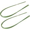Jenngaoo 12Pcs Cerchio a Tunnel per Serra da Giardino, 120x3.2mm Serra Flessibile Case Supporto per Piante da Fiore Telaio con Rivestimento in plastica Filo di Ferro per Tessuto da Giardino