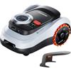NAVIMOW Segway Navimow i208 LiDAR Robot Tagliaerba Senza Filo Perimetrale per 800m² con Garage M, Pendenze del 45%, LiDAR a stato solido + Vision, Mappatura Automatica, 4G integrato (Spedito separatamente)
