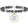KIDULT - Bracciale labradorite e acciaio 316L con PVD Gold | Love