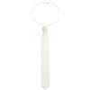 Xinjoduz 1 collana con perle bianche artificiali cravatte al collo cravatta fatta a mano camicia collana perline perle artificiali cravatte da donna accessori per camicia abbigliamento quotidiano