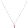 Morellato Collana da donna in argento 925 riciclata con croce, Tennis, collezione TESORI, argento 925, zirconia cubica